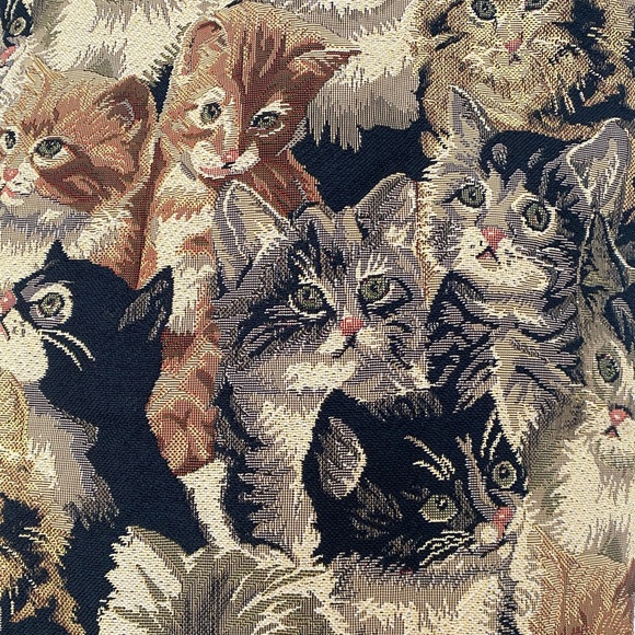 Cat and kitten cute whimsical tote bag - Picture 9 of 10